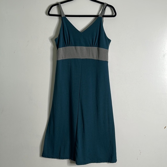 KUHL teal gray mini dress size medium - Picture 1 of 8